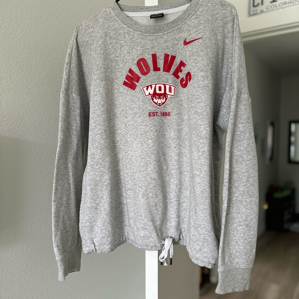 Nike Gray WOU Women's Sweater